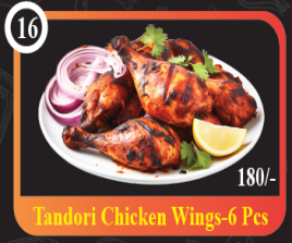 Tandori Chicken Wings - 6 Pcs