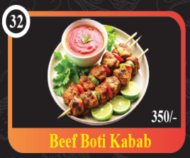 Beef Boti Kabab