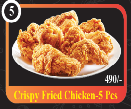 Crispy Fried Chicken - 5 Pcs
