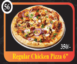 Regular Chicken Pizza - 6
