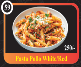 Pasta Pollo White/Red